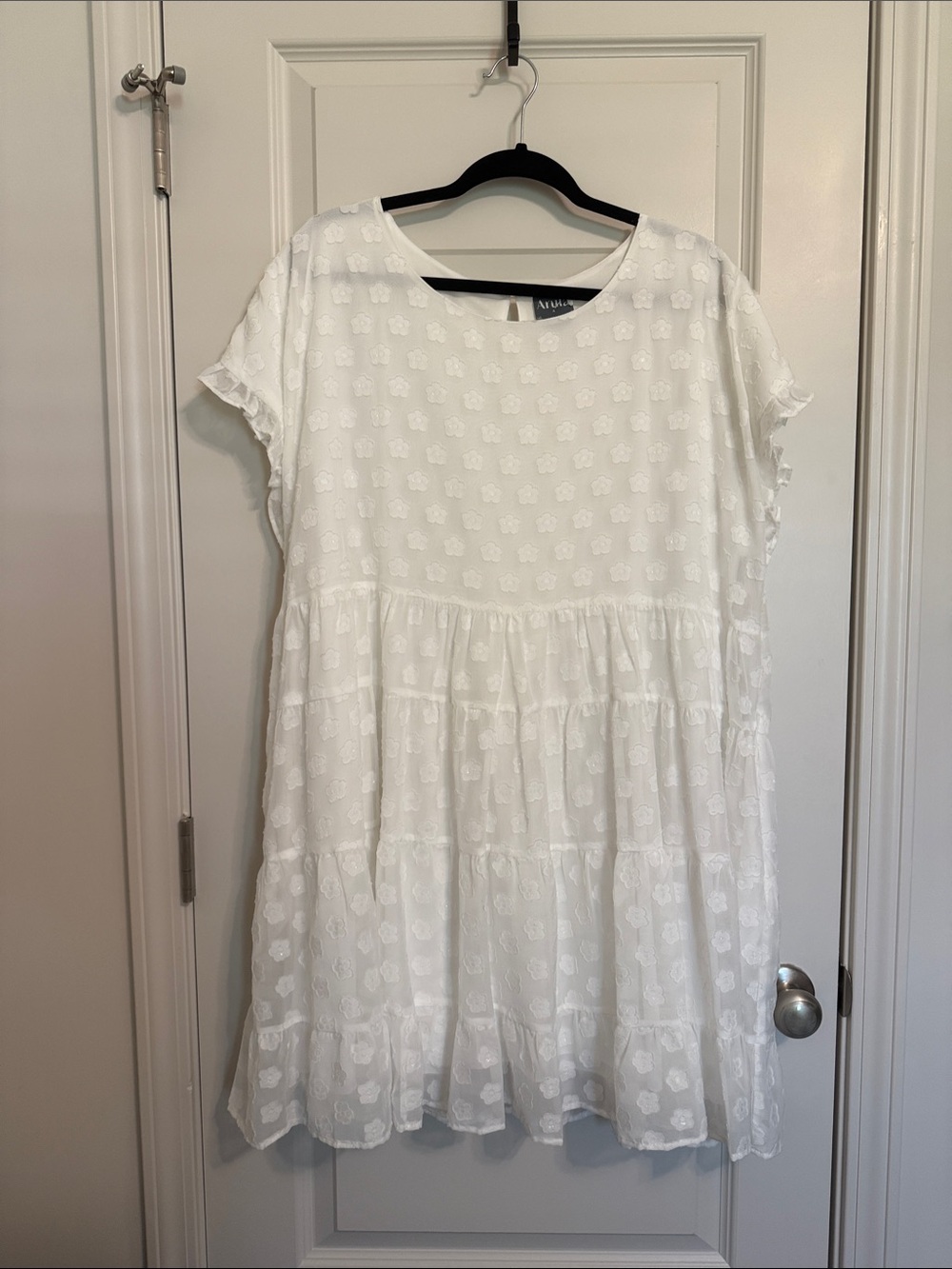 Arula Altard State Size A White Floral Minidress worn once like new